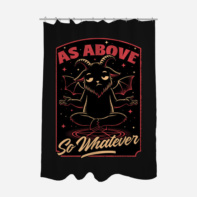 Baphomet Whatever Funny-None-Polyester-Shower Curtain-Studio Mootant