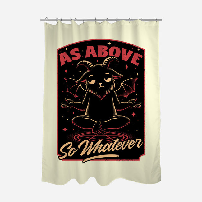 Baphomet Whatever Funny-None-Polyester-Shower Curtain-Studio Mootant
