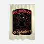 Baphomet Whatever Funny-None-Polyester-Shower Curtain-Studio Mootant