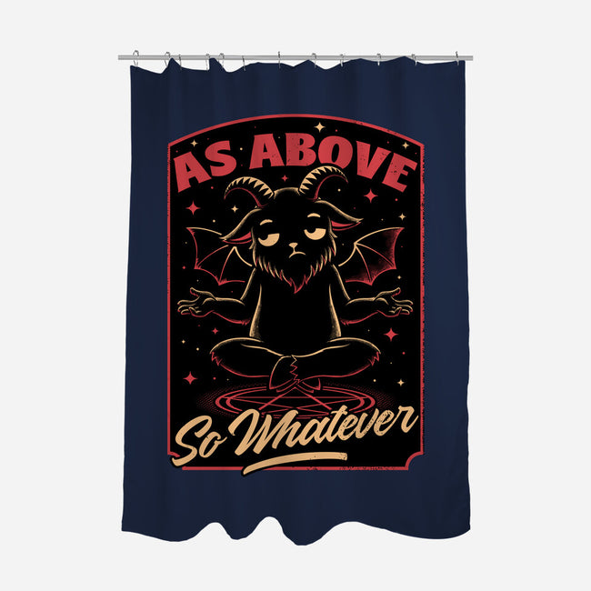 Baphomet Whatever Funny-None-Polyester-Shower Curtain-Studio Mootant