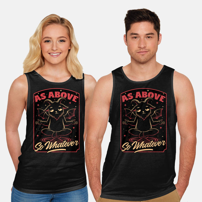 Baphomet Whatever Funny-Unisex-Basic-Tank-Studio Mootant