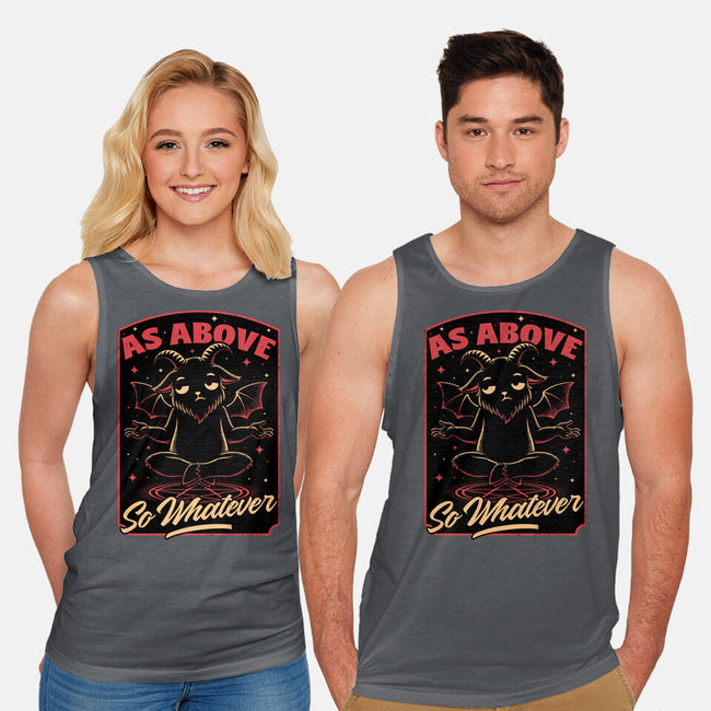 Baphomet Whatever Funny-Unisex-Basic-Tank-Studio Mootant