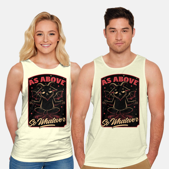 Baphomet Whatever Funny-Unisex-Basic-Tank-Studio Mootant