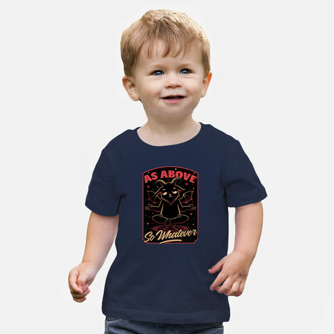 Baphomet Whatever Funny-Baby-Basic-Tee-Studio Mootant