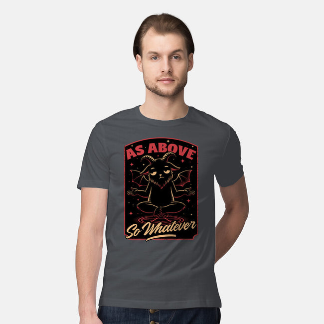 Baphomet Whatever Funny-Mens-Premium-Tee-Studio Mootant