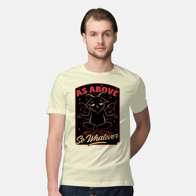 Baphomet Whatever Funny-Mens-Premium-Tee-Studio Mootant