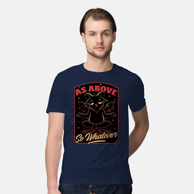 Baphomet Whatever Funny-Mens-Premium-Tee-Studio Mootant