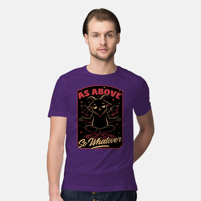 Baphomet Whatever Funny-Mens-Premium-Tee-Studio Mootant