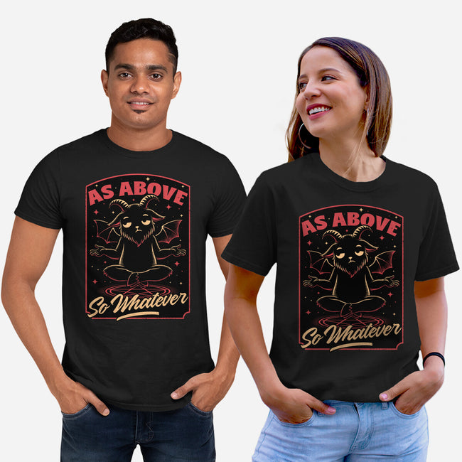 Baphomet Whatever Funny-Unisex-Basic-Tee-Studio Mootant