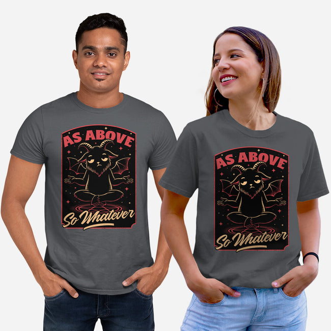 Baphomet Whatever Funny-Unisex-Basic-Tee-Studio Mootant