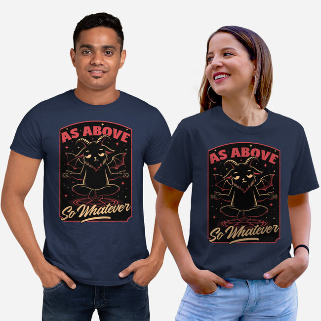 Baphomet Whatever Funny-Unisex-Basic-Tee-Studio Mootant