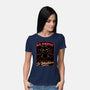 Baphomet Whatever Funny-Womens-Basic-Tee-Studio Mootant