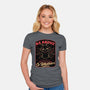 Baphomet Whatever Funny-Womens-Fitted-Tee-Studio Mootant