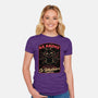 Baphomet Whatever Funny-Womens-Fitted-Tee-Studio Mootant