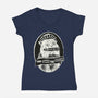 This Is An Outrage Save The Queen-Womens-V-Neck-Tee-dandingeroz