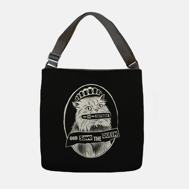 This Is An Outrage Save The Queen-None-Adjustable Tote-Bag-dandingeroz