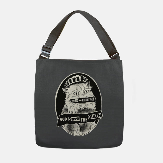 This Is An Outrage Save The Queen-None-Adjustable Tote-Bag-dandingeroz