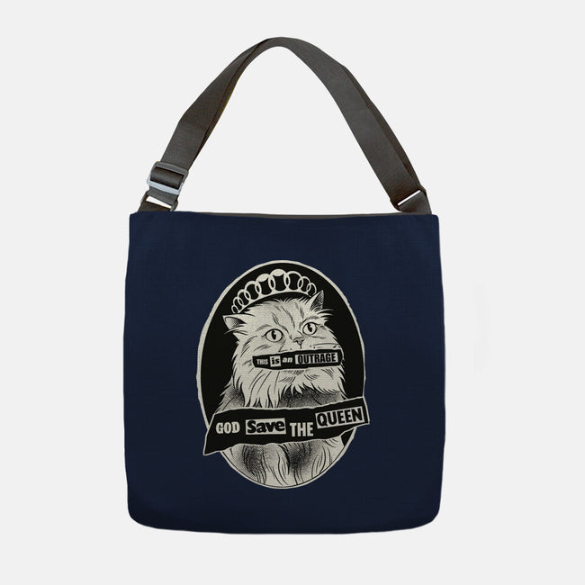 This Is An Outrage Save The Queen-None-Adjustable Tote-Bag-dandingeroz