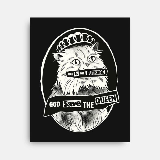 This Is An Outrage Save The Queen-None-Stretched-Canvas-dandingeroz
