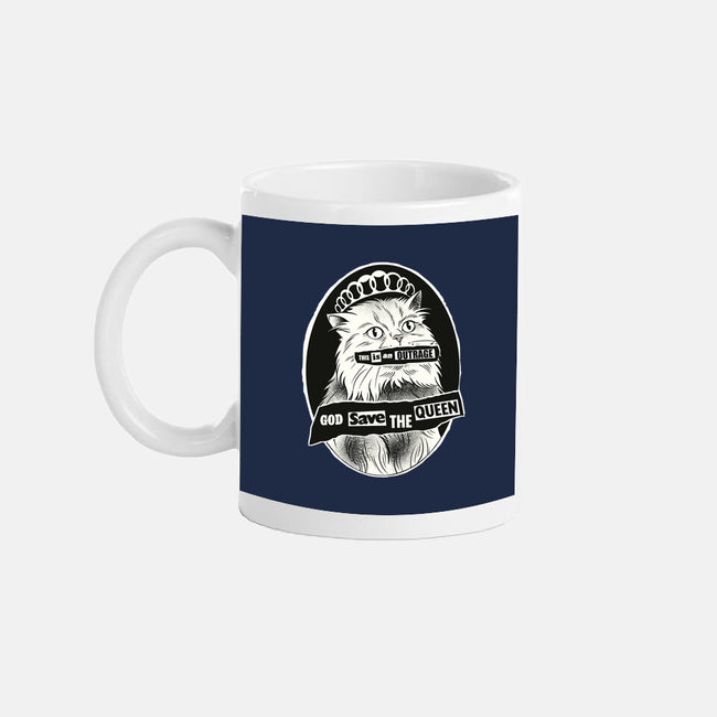 This Is An Outrage Save The Queen-None-Mug-Drinkware-dandingeroz