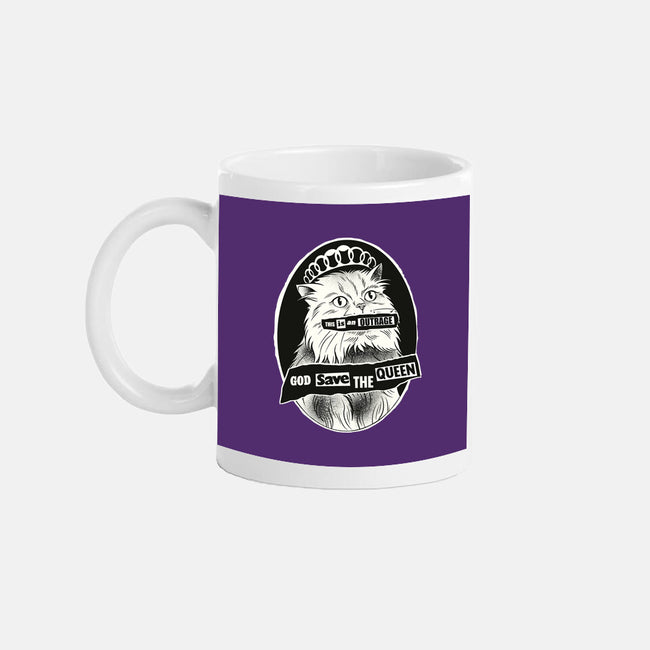 This Is An Outrage Save The Queen-None-Mug-Drinkware-dandingeroz