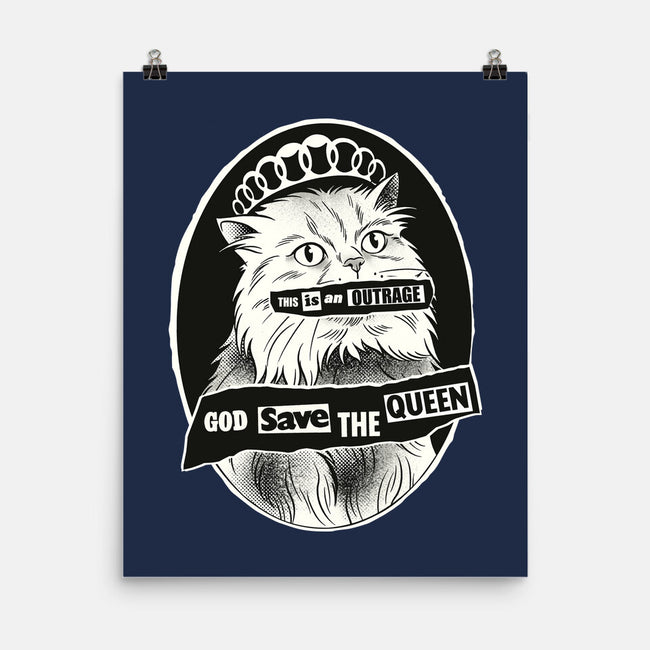 This Is An Outrage Save The Queen-None-Matte-Poster-dandingeroz