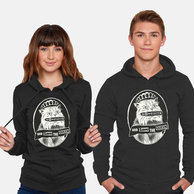 This Is An Outrage Save The Queen-Unisex-Pullover-Sweatshirt-dandingeroz