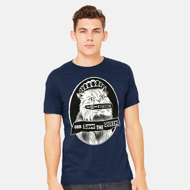 This Is An Outrage Save The Queen-Mens-Heavyweight-Tee-dandingeroz