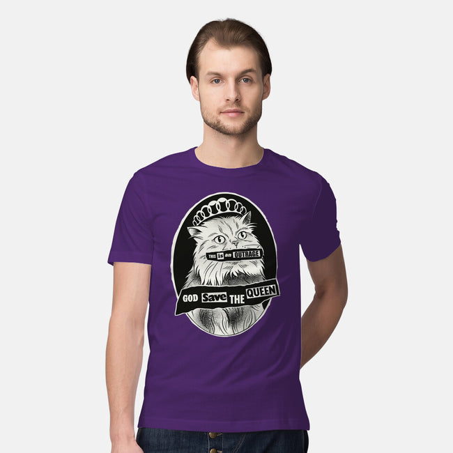 This Is An Outrage Save The Queen-Mens-Premium-Tee-dandingeroz