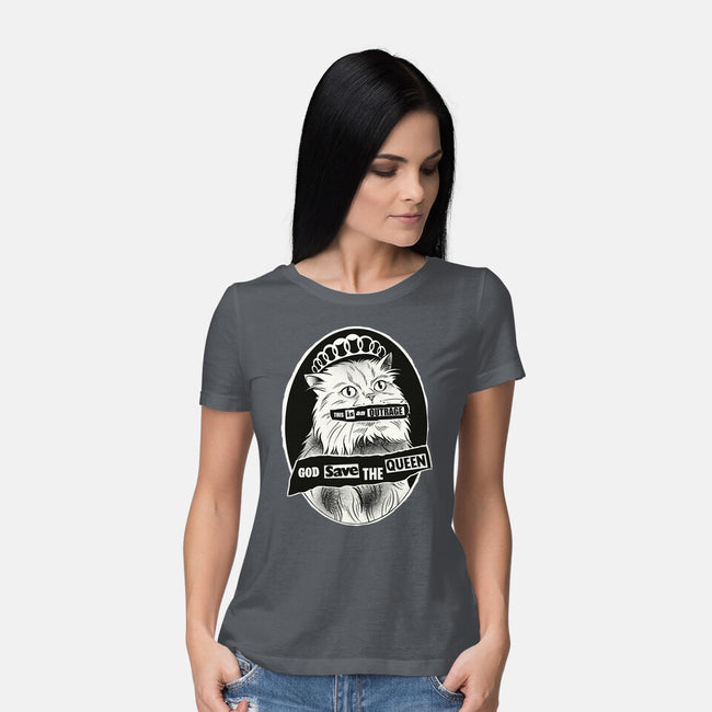 This Is An Outrage Save The Queen-Womens-Basic-Tee-dandingeroz