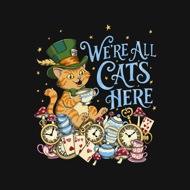 We're All Cats Here-Unisex-Baseball-Tee-Loobs