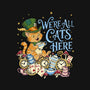 We're All Cats Here-Youth-Pullover-Sweatshirt-Loobs