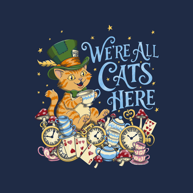 We're All Cats Here-Youth-Basic-Tee-Loobs