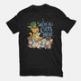 We're All Cats Here-Mens-Heavyweight-Tee-Loobs