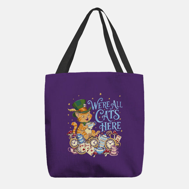 We're All Cats Here-None-Basic Tote-Bag-Loobs