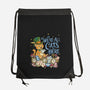 We're All Cats Here-None-Drawstring-Bag-Loobs