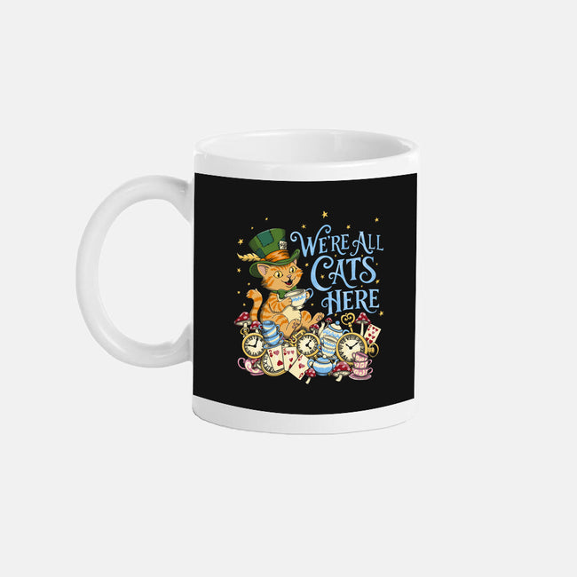 We're All Cats Here-None-Mug-Drinkware-Loobs