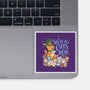 We're All Cats Here-None-Glossy-Sticker-Loobs