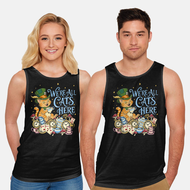 We're All Cats Here-Unisex-Basic-Tank-Loobs