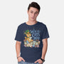 We're All Cats Here-Mens-Basic-Tee-Loobs