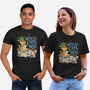 We're All Cats Here-Unisex-Basic-Tee-Loobs