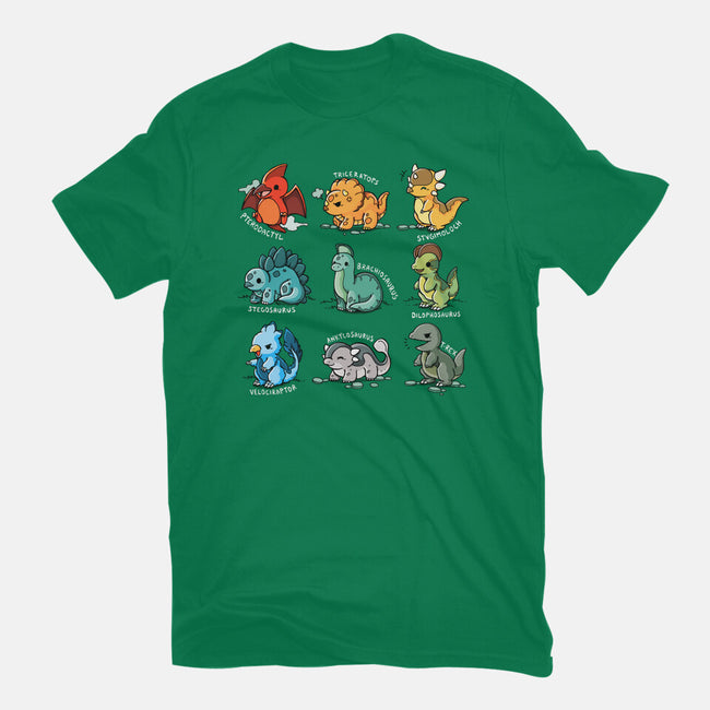 Dinosaurs Cute-Mens-Heavyweight-Tee-Vallina84