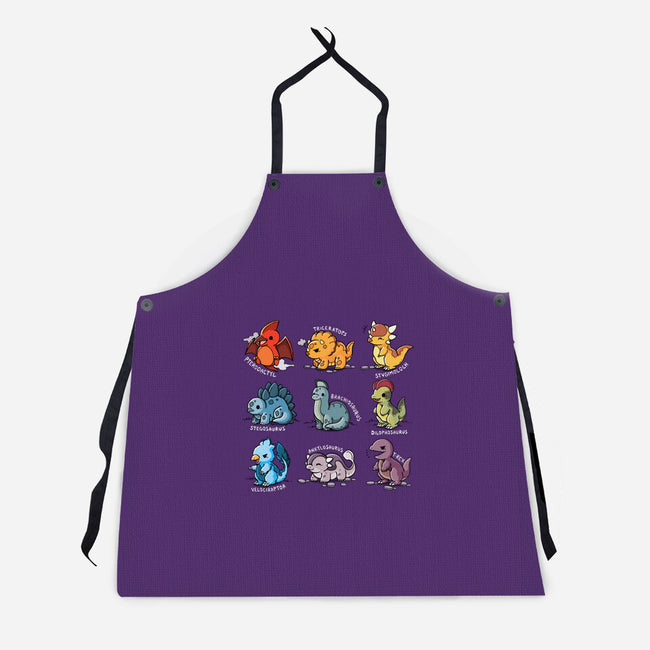 Dinosaurs Cute-Unisex-Kitchen-Apron-Vallina84