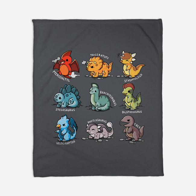 Dinosaurs Cute-None-Fleece-Blanket-Vallina84