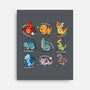 Dinosaurs Cute-None-Stretched-Canvas-Vallina84