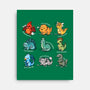 Dinosaurs Cute-None-Stretched-Canvas-Vallina84