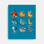 Dinosaurs Cute-None-Stretched-Canvas-Vallina84