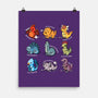 Dinosaurs Cute-None-Matte-Poster-Vallina84