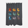 Dinosaurs Cute-None-Polyester-Shower Curtain-Vallina84