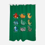 Dinosaurs Cute-None-Polyester-Shower Curtain-Vallina84